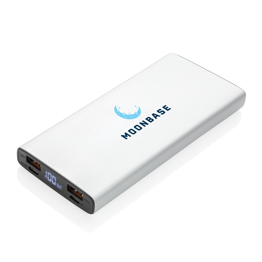 18W PD Powerbank mit 10.000 mAh aus Aluminium