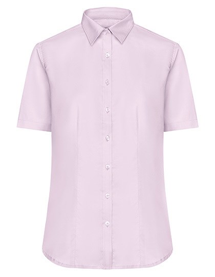 James&Nicholson - Ladies´ Shirt Shortsleeve Micro-Twill