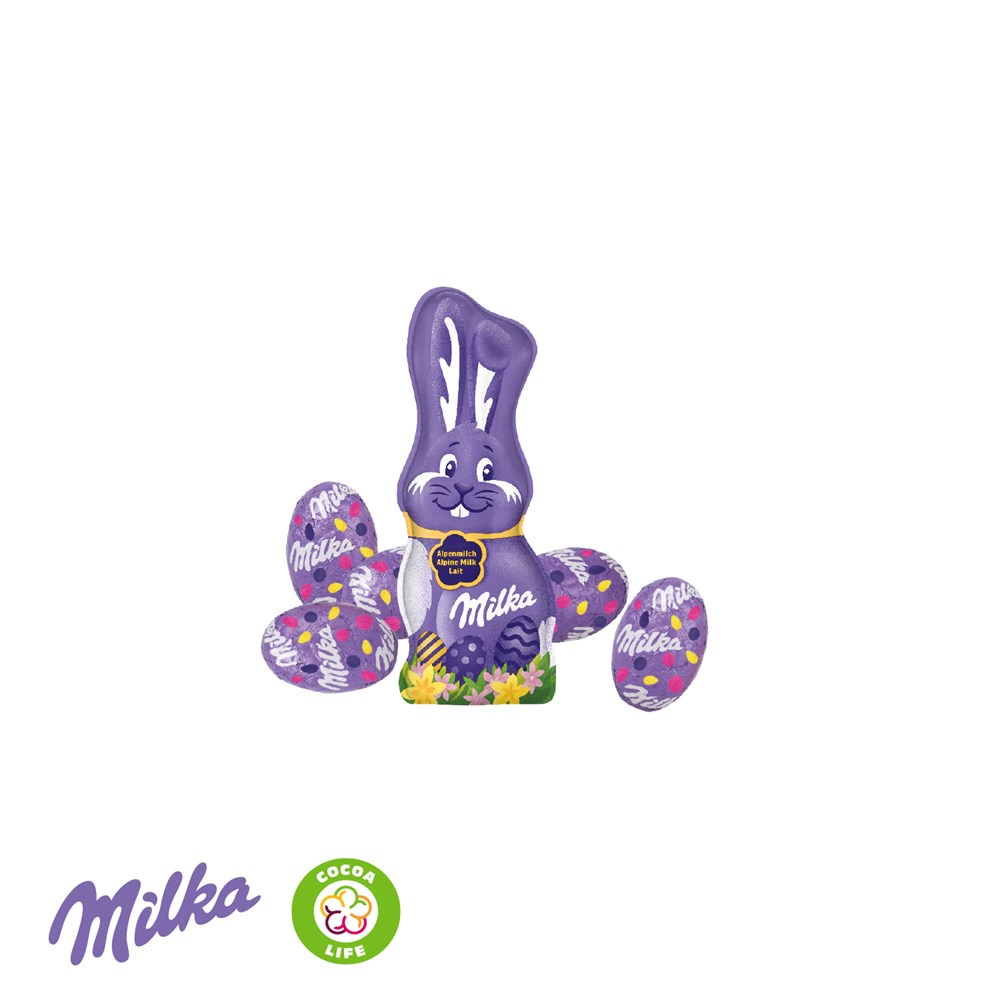 3D PRÄSENT LKW OSTERN MIT SCHOKOLADENMISCHUNG VON MILKA